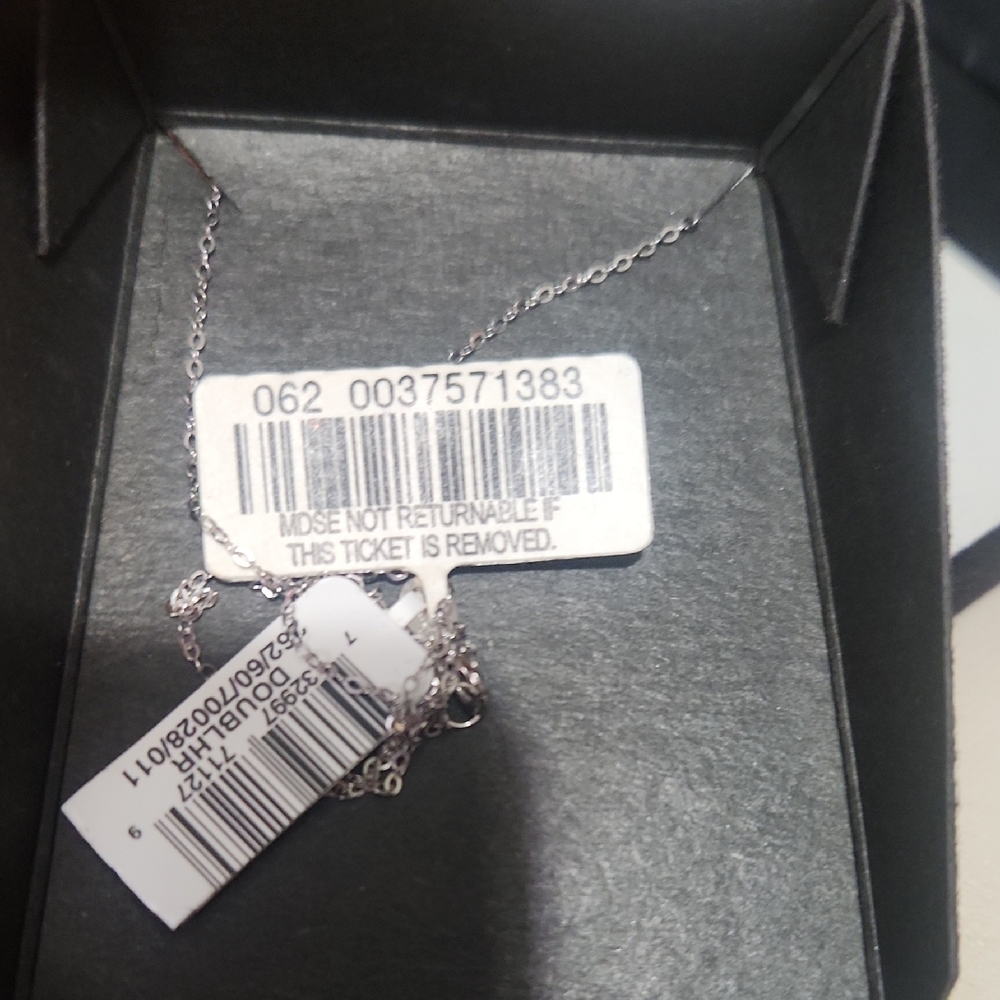 Macy's Two-Tone Heart Necklace - Picture 3 of 3